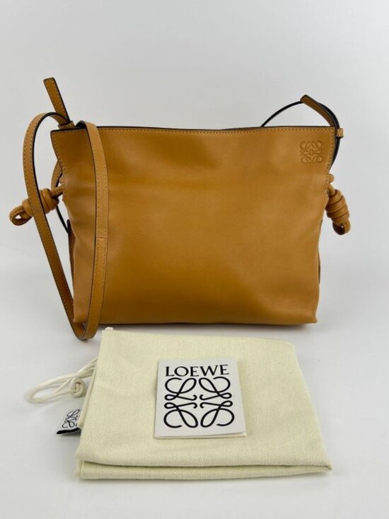 Loewe Flamenco Shoulder Bag Brown Napaca Vintage - Picture 2 of 16